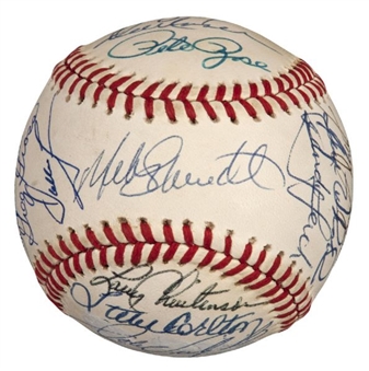 1980 World Champion Philadelphia Phillies Team Signed Baseball (27 Signatures incl. Schmidt, Carlton and Rose)